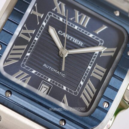 Cartier Santos De Cartier Mens Watch 40mm CAL.MIYOTA9015 Movement Automatic Mechanical Stainless Steel Watches GF Factory - Image 6