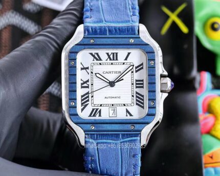 Cartier Santos De Cartier Mens Watch 38x47.5mm Movement Automatic Mechanical Stainless Steel Watches TW Factory