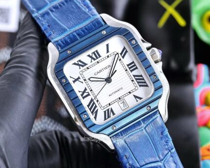 Cartier Santos De Cartier Mens Watch 38x47.5mm Movement Automatic Mechanical Stainless Steel Watches TW Factory - Image 3