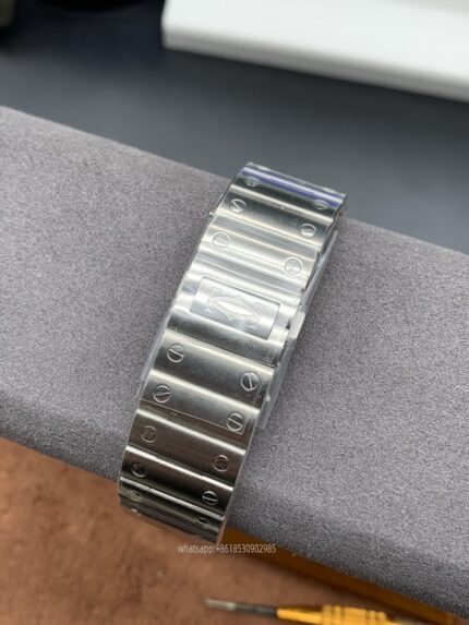 Cartier Santos De Cartier Mens Watch 40mm Movement Automatic Mechanical Stainless Steel Watches TW Factory - Image 6