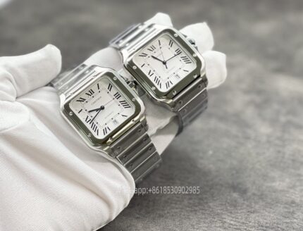 Cartier Santos De Cartier Mens Watch 40mm 35mm Movement Automatic Mechanical Stainless Steel Watches BV Factory - Image 2