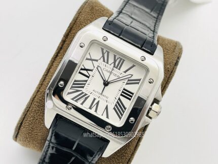 Cartier Santos De Cartier Mens Watch 51x41mm 44x35.6mm Movement Automatic Mechanical Stainless Steel Watches BV Factory - Image 4