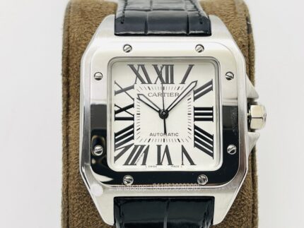Cartier Santos De Cartier Mens Watch 51x41mm 44x35.6mm Movement Automatic Mechanical Stainless Steel Watches BV Factory - Image 2