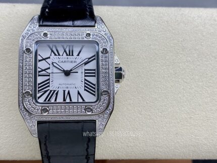 Cartier Santos De Cartier Unisex Watch 33mm Cal.2824 Movement Automatic Mechanical Stainless Steel Watches TW Factory