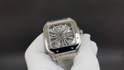 Cartier Santos De Cartier Mens Watch 40mm Cal.4S20 Movement Automatic Mechanical Stainless Steel Watches TW Factory - Image 3