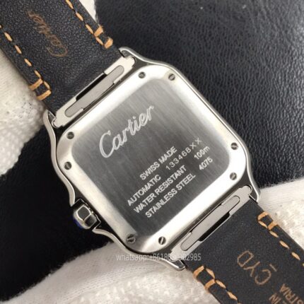 Cartier Santos De Cartier Mens Watch 40mm Cal.9015 Movement Automatic Mechanical Stainless Steel Watches V6 Factory - Image 7