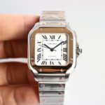 Cartier Santos De Cartier Mens Watch 40mm Cal.MIYOTA9015 Movement Automatic Mechanical Stainless Steel Watches 3K Factory
