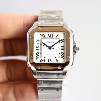 Cartier Santos De Cartier Mens Watch 40mm Cal.MIYOTA9015 Movement Automatic Mechanical Stainless Steel Watches 3K Factory