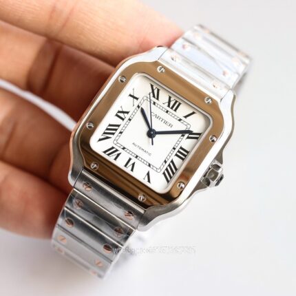 Cartier Santos De Cartier Mens Watch 40mm Cal.MIYOTA9015 Movement Automatic Mechanical Stainless Steel Watches 3K Factory - Image 2