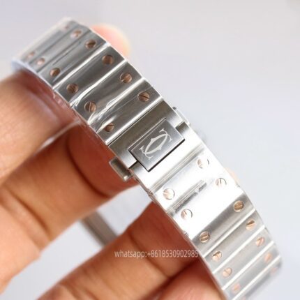 Cartier Santos De Cartier Mens Watch 40mm Cal.MIYOTA9015 Movement Automatic Mechanical Stainless Steel Watches 3K Factory - Image 8