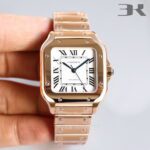 Cartier Santos De Cartier Mens Watch 40mm Cal.MIYOTA9015 Movement Automatic Mechanical Stainless Steel Watches 3K Factory