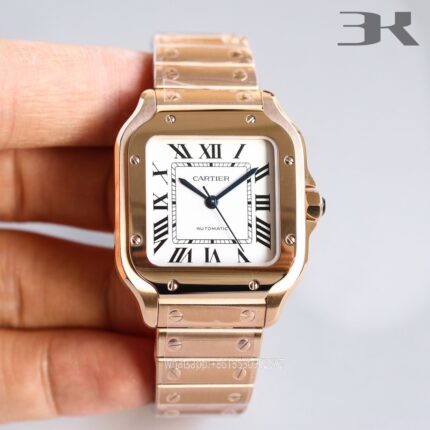 Cartier Santos De Cartier Mens Watch 40mm Cal.MIYOTA9015 Movement Automatic Mechanical Stainless Steel Watches 3K Factory