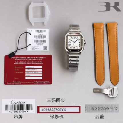 Cartier Santos De Cartier Mens Watch 40mm Cal.MIYOTA9015 Movement Automatic Mechanical Stainless Steel Watches 3K Factory - Image 9