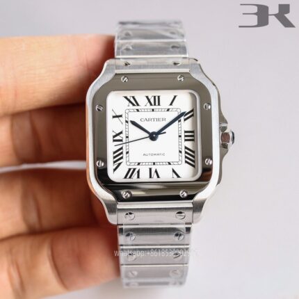Cartier Santos De Cartier Mens Watch 40mm Cal.MIYOTA9015 Movement Automatic Mechanical Stainless Steel Watches 3K Factory