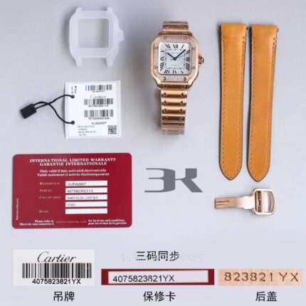 Cartier Santos De Cartier Mens Watch 40mm Cal.MIYOTA9015 Movement Automatic Mechanical Stainless Steel Watches 3K Factory - Image 9