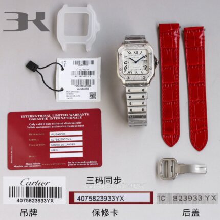 Cartier Santos De Cartier Mens Watch 40mm Cal.MIYOTA9015 Movement Automatic Mechanical Stainless Steel Watches 3K Factory - Image 9