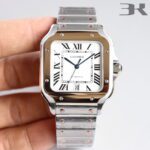 Cartier Santos De Cartier Mens Watch 40mm Cal.MIYOTA9015 Movement Automatic Mechanical Stainless Steel Watches 3K Factory