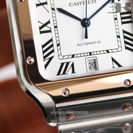 Cartier Santos De Cartier Mens Watch 40mm Cal.MIYOTA9015 Movement Automatic Mechanical Stainless Steel Watches 3K Factory - Image 5