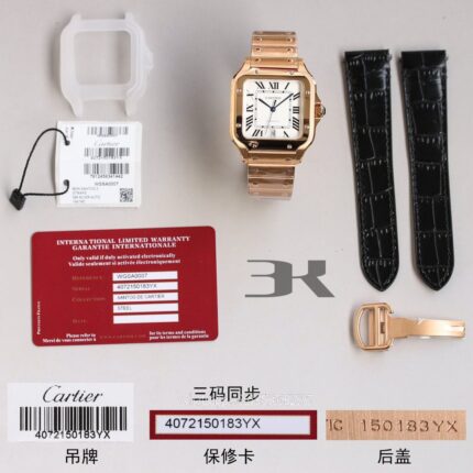 Cartier Santos De Cartier Mens Watch 40mm Cal.MIYOTA9015 Movement Automatic Mechanical Stainless Steel Watches 3K Factory - Image 9