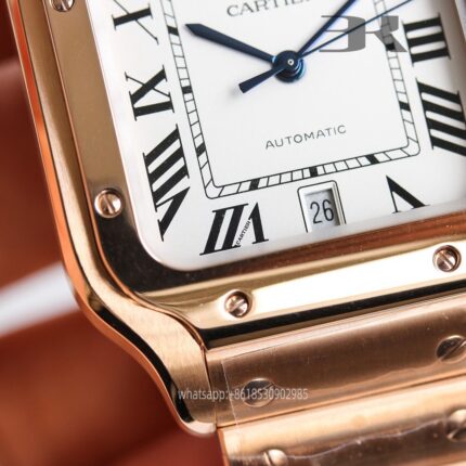 Cartier Santos De Cartier Mens Watch 40mm Cal.MIYOTA9015 Movement Automatic Mechanical Stainless Steel Watches 3K Factory - Image 4