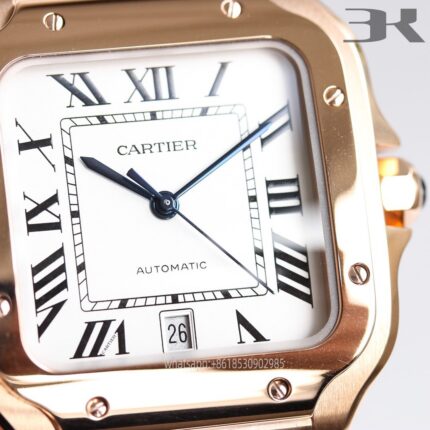 Cartier Santos De Cartier Mens Watch 40mm Cal.MIYOTA9015 Movement Automatic Mechanical Stainless Steel Watches 3K Factory - Image 5