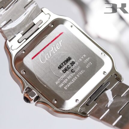 Cartier Santos De Cartier Mens Watch 40mm Cal.MIYOTA9015 Movement Automatic Mechanical Stainless Steel Watches 3K Factory - Image 6
