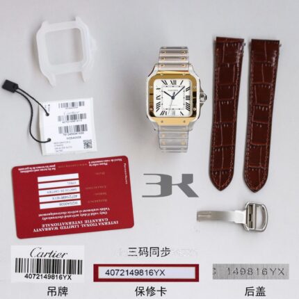 Cartier Santos De Cartier Mens Watch 40mm Cal.MIYOTA9015 Movement Automatic Mechanical Stainless Steel Watches 3K Factory - Image 9