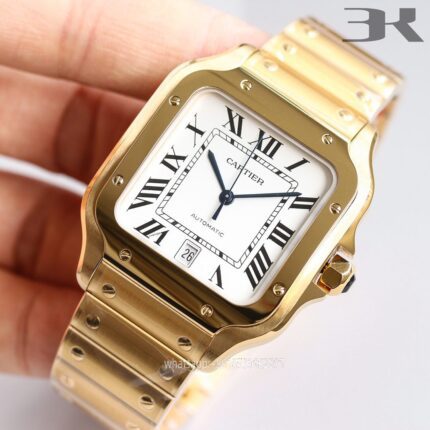 Cartier Santos De Cartier Mens Watch 40mm Cal.MIYOTA9015 Movement Automatic Mechanical Stainless Steel Watches 3K Factory - Image 6
