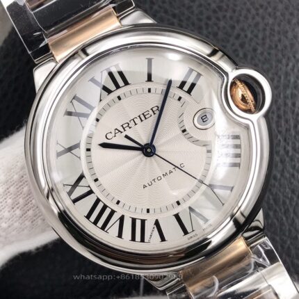 Cartier Ballon Bleu De Cartier Mens Watch 42mm Movement Automatic Mechanical Stainless Steel Watches V6 Factory - Image 4