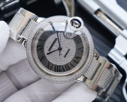 Cartier Ballon Bleu De Cartier Mens Watch 42mm Cal.9015 Movement Automatic Mechanical Stainless Steel Watches - Image 4