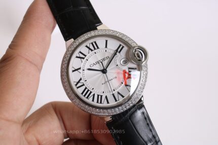 Cartier Ballon Bleu De Cartier Mens Watch 42mm Movement Automatic Mechanical Stainless Steel Watches - Image 3