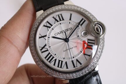 Cartier Ballon Bleu De Cartier Mens Watch 42mm Movement Automatic Mechanical Stainless Steel Watches - Image 4