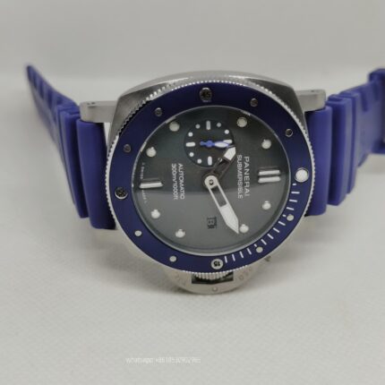 Panerai Submersible Mens Watch 47mm Automatic Mechanical Movement Stainless Steel Watches - Image 7