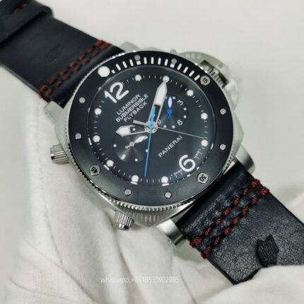 Panerai Submersible Mens Watch 47mm Automatic Mechanical Movement Stainless Steel Watches - Image 2