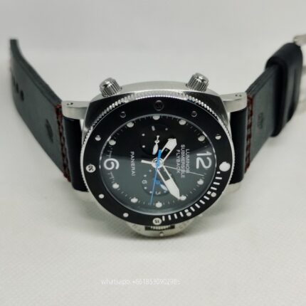 Panerai Submersible Mens Watch 47mm Automatic Mechanical Movement Stainless Steel Watches - Image 4