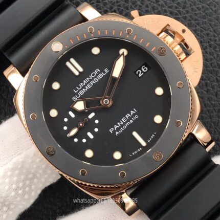 Panerai Submersible Mens Watch 42mm Automatic Mechanical Movement Stainless Steel Watches XF Factory - Image 4
