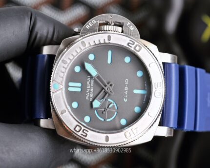 Panerai Submersible Mens Watch 47mm CAL.2555 Automatic Mechanical Movement Stainless Steel Watches V7 Factory - Image 2