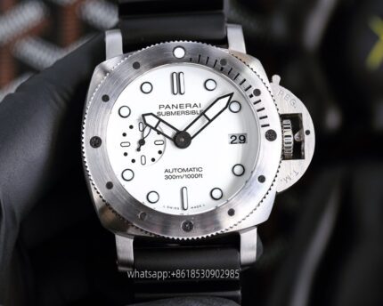 Panerai Submersible Mens Watch 42mm CAL.2555 Automatic Mechanical Movement Stainless Steel Watches V7 Factory - Image 2