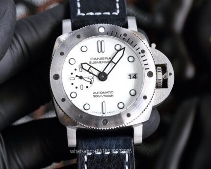 Panerai Submersible Mens Watch 42mm CAL.2555 Automatic Mechanical Movement Stainless Steel Watches V7 Factory - Image 3