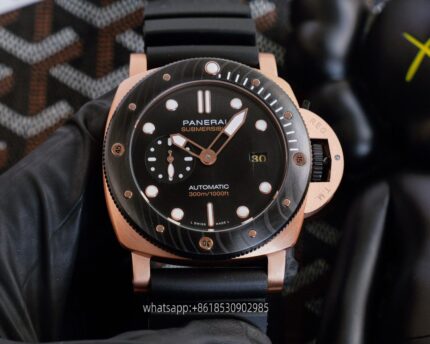 Panerai Submersible Mens Watch 44mm CAL.2555 Automatic Mechanical Movement Stainless Steel Watches V7 Factory - Image 3
