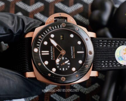 Panerai Submersible Mens Watch 44mm CAL.2555 Automatic Mechanical Movement Stainless Steel Watches V7 Factory - Image 5