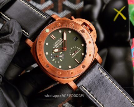 Panerai Submersible Mens Watch 47mm CAL.P9002 Automatic Mechanical Movement Stainless Steel Watches - Image 5