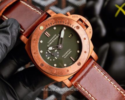 Panerai Submersible Mens Watch 47mm CAL.P9002 Automatic Mechanical Movement Stainless Steel Watches - Image 2
