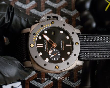 Panerai Submersible Mens Watch 44mm CAL.2555 Automatic Mechanical Movement Stainless Steel Watches V7 Factory - Image 2