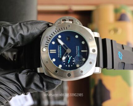 Panerai Submersible Mens Watch 44mm 47mm Automatic Mechanical Movement Stainless Steel Watches - Image 4