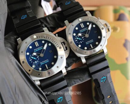 Panerai Submersible Mens Watch 44mm 47mm Automatic Mechanical Movement Stainless Steel Watches - Image 3