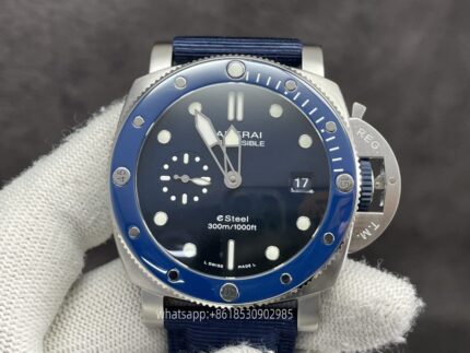 Panerai Submersible Mens Watch 44mm Automatic Mechanical Movement Stainless Steel Watches SB Factory