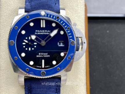 Panerai Submersible Mens Watch 44mm Automatic Mechanical Movement Stainless Steel Watches SB Factory