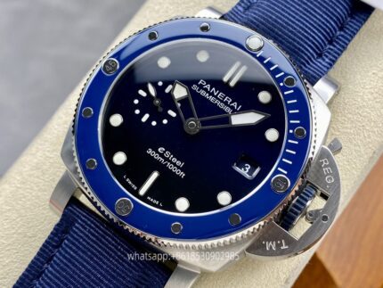 Panerai Submersible Mens Watch 44mm Automatic Mechanical Movement Stainless Steel Watches SB Factory - Image 2