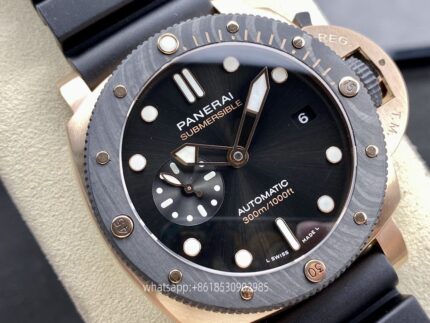 Panerai Submersible Mens Watch 44mm Automatic Mechanical Movement Stainless Steel Watches SB Factory - Image 3